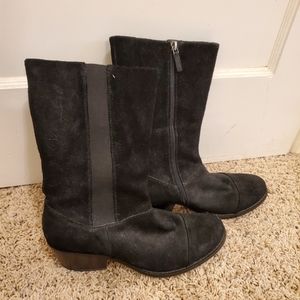 Cordani black suede boots